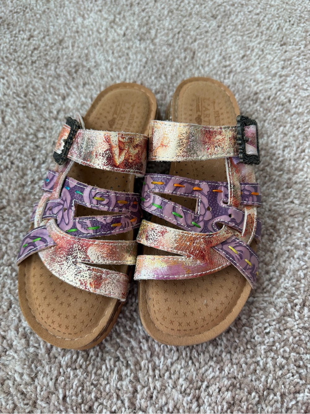 L’Artiste by Spring Step Genuine Leather Sandals